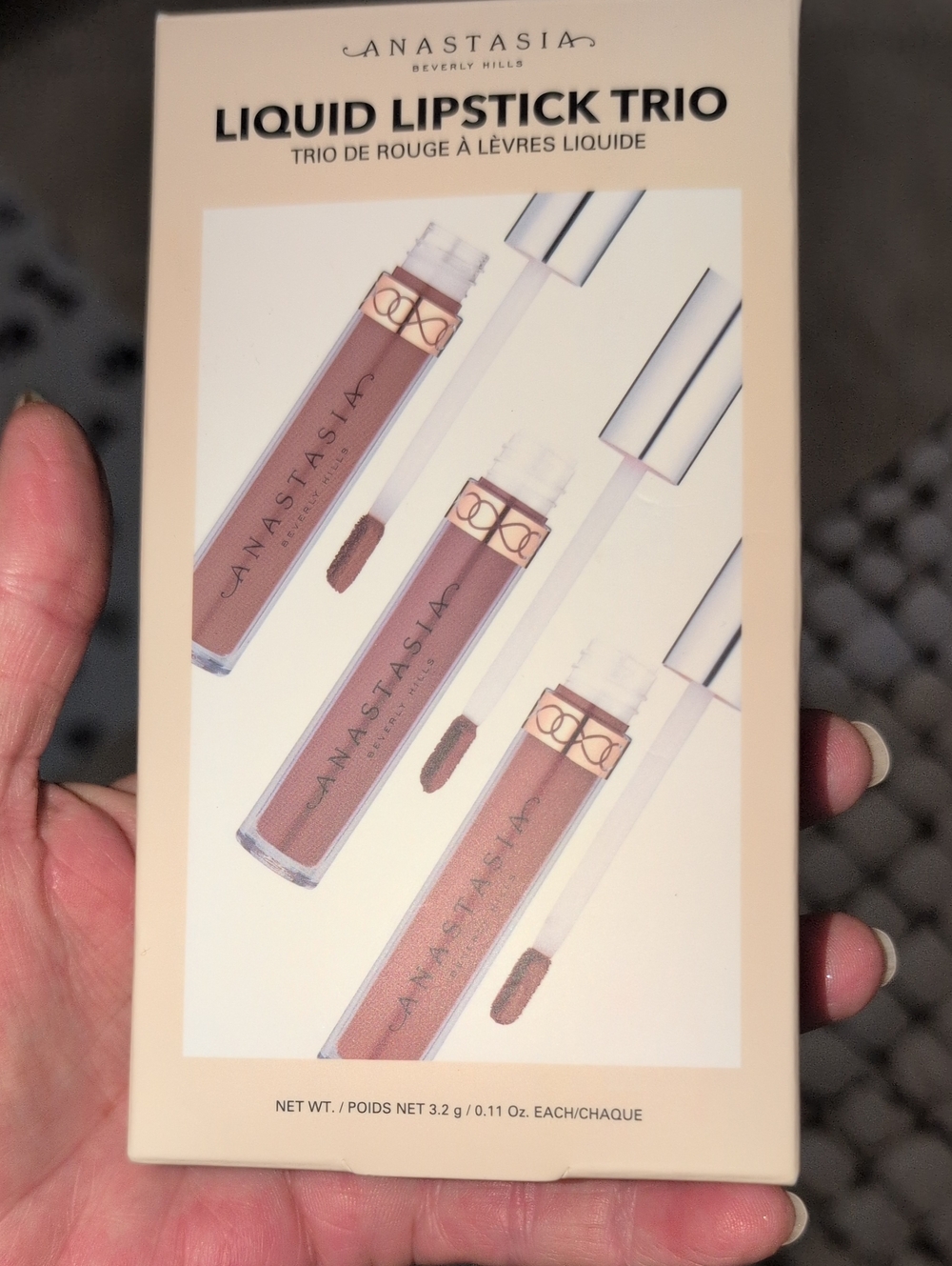 Anastasia Beverly Hills Liquid Lipstick Trio -  Brown, Pink, Red